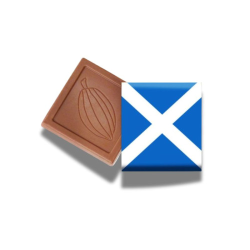 Milk Chocolate Neapolitan - Wrapped in the St Andrews Cross Scottish Flag Wrapper