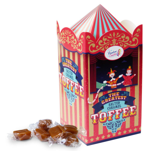 Puppet Show Gift Box is Filled With 125g of Salted Caramel Toffee