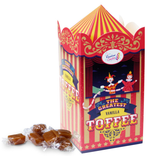 Puppet Show Gift Box is Filled With 125g of Vanilla Toffee