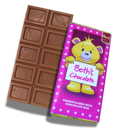 Sentiment - Personal Milk Chocolate Name Bar - Beth