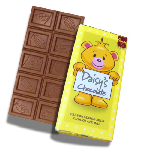 Sentiment - Personal Milk Chocolate Name Bar - Daisy