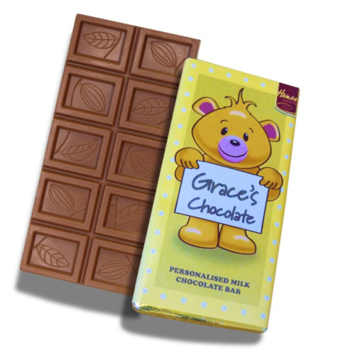 Sentiment - Personal Milk Chocolate Name Bar - Grace
