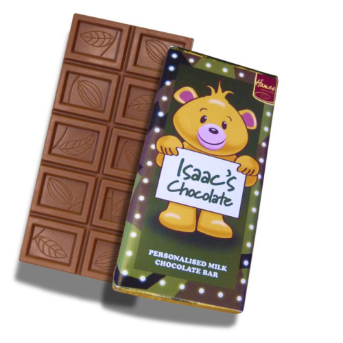 Sentiment - Personal Milk Chocolate Name Bar - Isaac