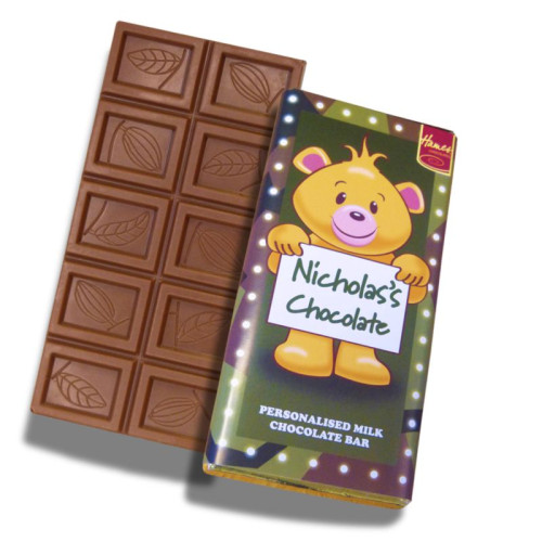 Sentiment - Personal Milk Chocolate Name Bar - Nicholas