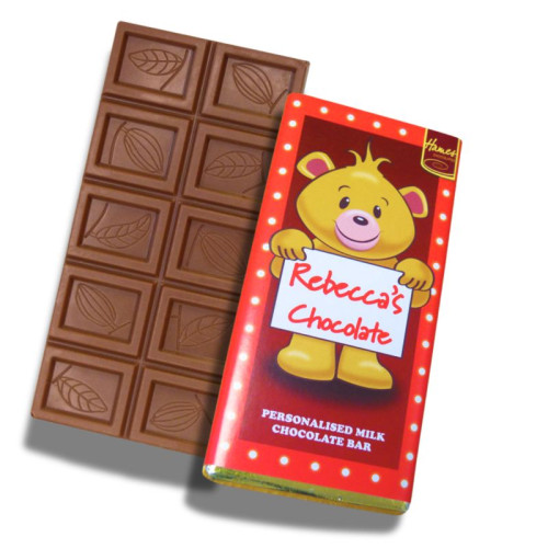 Sentiment - Personal Milk Chocolate Name Bar - Rebecca
