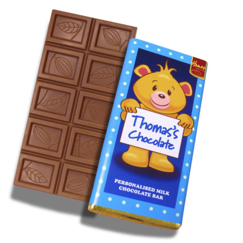 Sentiment - Personal Milk Chocolate Name Bar - Thomas