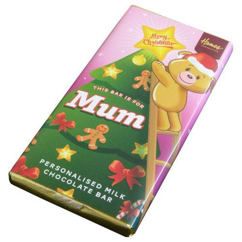Sentiment - Xmas Personal 60g Milk Chocolate Bar - Mum