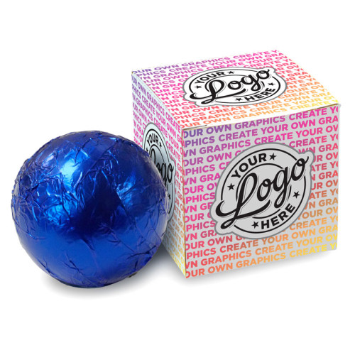 Promotional Hot Chocolate Bombe - VEGAN FRIENDLY "Alternative" Plant - Based Milk Chocolate Presented in a Full Colour Digital Printed Box