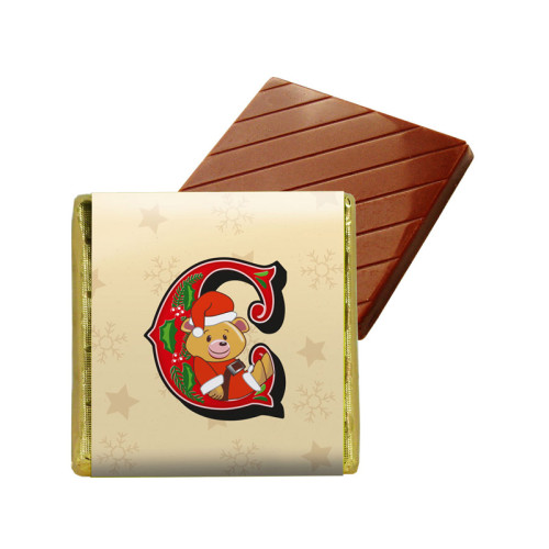 Box of 72 Xmas Alpha Bear Neapolitans + Sleeves - C 