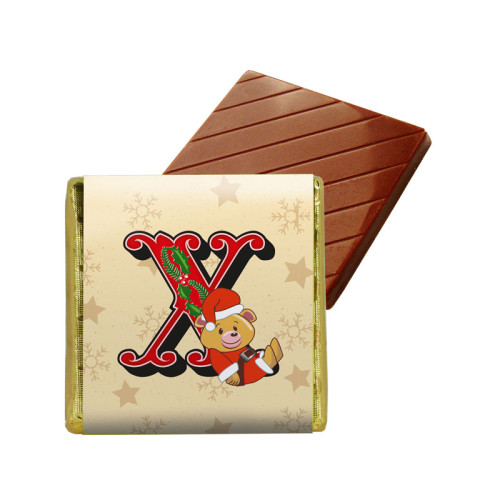 Box of 72 Xmas Alpha Bear Neapolitans + Sleeves - X