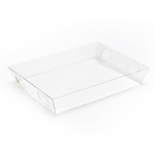 Clear Transparent Lid to Fit Small Shallow Hamper Box 180 x 126 x 31mm