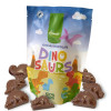 Hames - Solid Milk Chocolate Shaped Dinosaurs RA MB Cocoa & 100% Recyclable Pouch 100g x Outer of 9