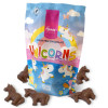 Hames - Solid Milk Chocolate Shaped Unicorns RA MB Cocoa & 100% Recyclable Pouch 100g x Outer of 9