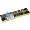 Clear Top Truffle Box - 16 Assorted Truffles Presented in a Gold Box with a Clear Lid Finished with a Beautiful Hand Tied Blue Ribbon x Outer of 6
