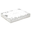Classic Snowflake Finished with Metallic Silver Detailing 24 Door Deluxe Advent Countdown Calendar (Insert Tray)
