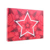 Giant 24 Door Red Geometric Star Design Advent Calendar with Cavity Tray Insert Included - H284mm x W367mm D45mm (Supplied Flat)