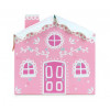 Biodegradable 24 Cavity 3D Pink Candy Cane House Advent Calendar