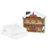 Biodegradable 24 Cavity 3D Snowy Ski Lodge Advent Calendar