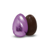 25g Dark Chocolate Easter Egg Wrapped in Violet/Lilac Foil