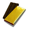 Festive Christmas - Dark Chocolate 50g Bar Wrapped in Gold Foil and Finished with a Festive Wrapper x Outer 16
