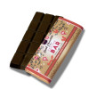 Festive Christmas - Dark Chocolate & Spiced Ginger 50g Bar Wrapped in Gold Foil and Finished with a Festive Wrapper x Outer of 16