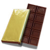 Festive Christmas - Rich Dark Chocolate 60g Bar Wrapped in Gold Foil and Finished with a Festive Wrapper x Outer of 14