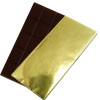 Festive Christmas - Rich Dark Chocolate 80g Bar Wrapped in Gold Foil and Finished with a Festive Wrapper x Outer of 12