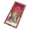 Victorian Christmas - 80g Milk Chocolate Bar Presented in a Card Sleeve with a Victorian Snowman Design x Outer of 12