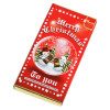 Christmas Snow Globe - Milk Chocolate Bar 80g Wrapped in Silver Foil Finished in a Festive Wrapper x Outer of 12