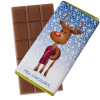 A Very Woolly Christmas - Reindeer Themed Knitted Milk Chocolate Bars 80g Wrapped in Gold Foil x Outer of 12