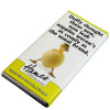 Animals with Attitude - 80g Milk Chocolate Bar Wrapped in Silver Foil Finished with a Themed Chuckle Chick Wrapper x Outer of 12