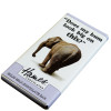 Animals with Attitude - 80g Milk Chocolate Bar Wrapped in Silver Foil Finished with a Themed Chuckle Elephant Wrapper x Outer of 12
