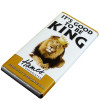 Animals with Attitude - 80g Milk Chocolate Bar Wrapped in Silver Foil Finished with a Themed Chuckle Lion Wrapper x Outer of 12
