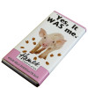 Animals with Attitude - 80g Milk Chocolate Bar Wrapped in Silver Foil Finished with a Themed Chuckle Pig Wrapper x Outer of 12