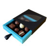 Elegant Premium Quality 9 Choc Drawer Buffer Box in Turquoise Pearl Shimmer 130mm x 29mm x 139mm