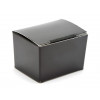 Fold-Up 1 Choc Ballotin Flat Top Box Only 37mm x 33mm x 31mm in Black