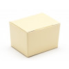 Fold-Up 1 Choc Ballotin Flat Top Box Only 37mm x 33mm x 31mm in Cream