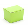 Fold-Up 1 Choc Ballotin Flat Top Box Only 37mm x 33mm x 31mm in Easter Green