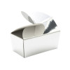 Fold-Up 2 Choc Ballotin Butterfly Top Box Only 66mm x 33mm x 31mm in Silver