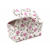 Fold-Up 2 Choc Ballotin Butterfly Top Box Only 66mm x 33mm x 31mm in Floral Rose