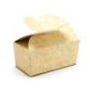 Fold-Up 2 Choc Ballotin Butterfly Top Box Only 66mm x 33mm x 31mm in Natural Kraft