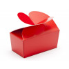 Fold-Up 2 Choc Ballotin Butterfly Top Box Only 66mm x 33mm x 31mm in Red