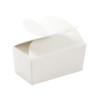 Fold-Up 2 Choc Ballotin Butterfly Top Box Only 66mm x 33mm x 31mm in White