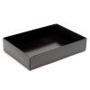 Fold-Up 12 Chocolate Box Base Only 159mm x 112mm x 32mm in Black