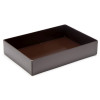 Fold-Up 12 Chocolate Box Base Only 159mm x 112mm x 32mm in Chocolate Brown