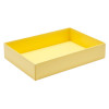 Fold-Up 12 Chocolate Box Base Only 159mm x 112mm x 32mm in Buttermilk Yellow