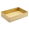 Fold-Up 12 Chocolate Box Base Only 159mm x 112mm x 32mm in Natural Kraft