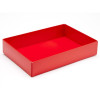 Fold-Up 12 Chocolate Box Base Only 159mm x 112mm x 32mm in Red