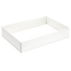 Fold-Up 12 Chocolate Box Base Only 159mm x 112mm x 32mm in White