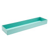 Fold-Up 16 Chocolate Box Base Only 310mm x 82mm x 32mm in Aqua